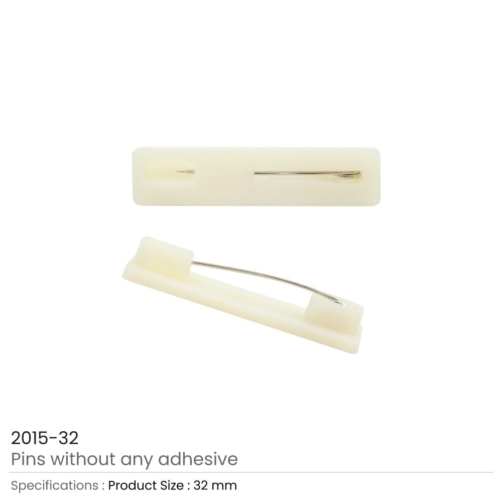 Safety Pin Bar without Adhesive for ID Badges - Image 4