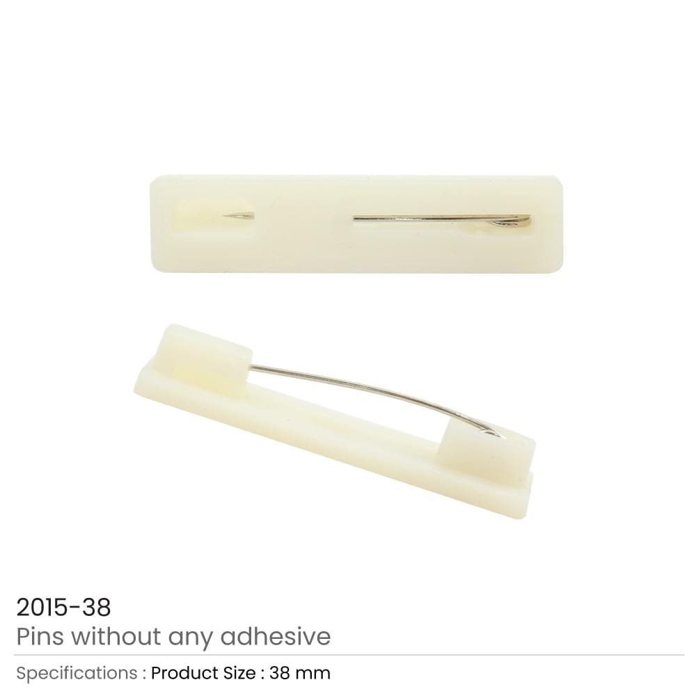 Safety Pin Bar without Adhesive for ID Badges - Image 3