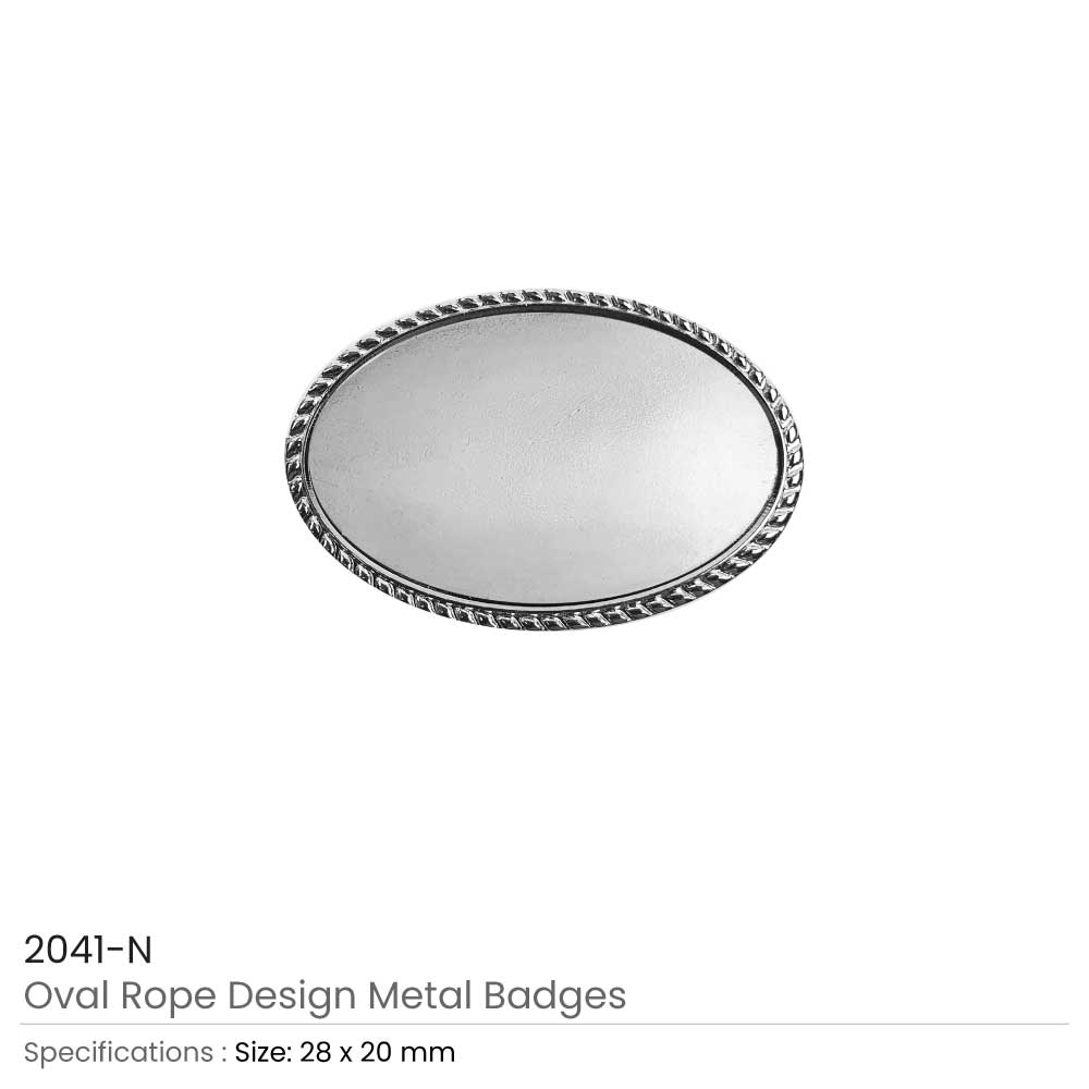 Oval Rope Design Logo Badges - Image 4