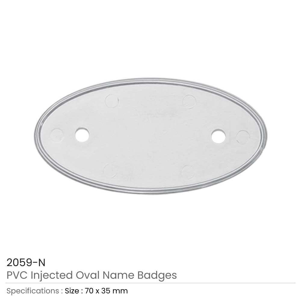 PVC Injected Oval Logo Badges - Image 4