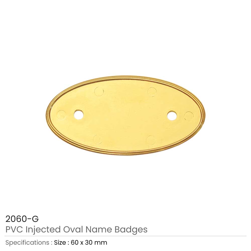 PVC Injected Oval Logo Badges - Image 3
