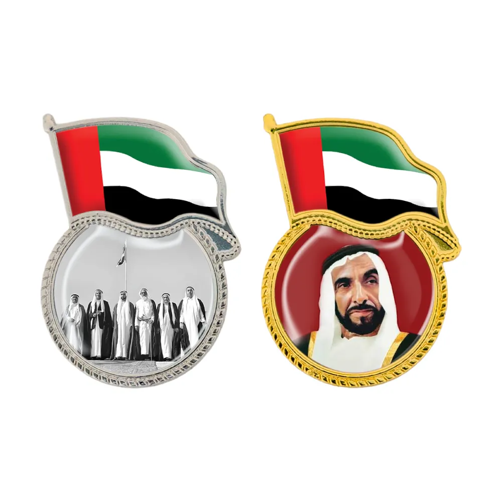 UAE Flag Design Badges with Magnet Attachment - Image 3