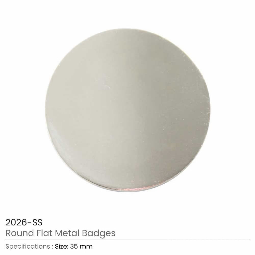 Round Flat Metal Badges 35mm - Image 5