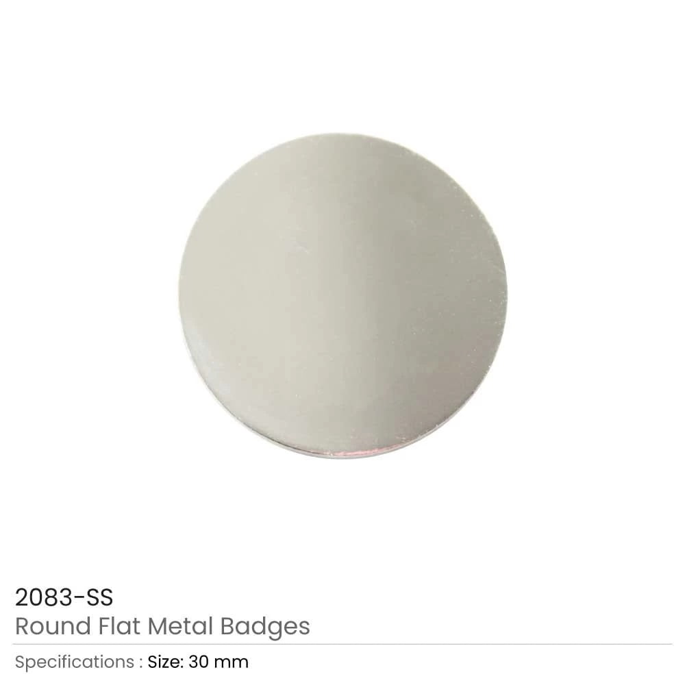 Round Flat Metal Badges 30mm - Image 5
