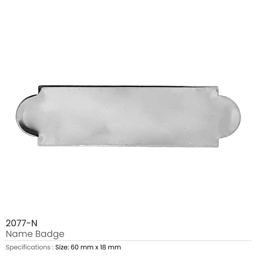 Metal Name Badges in Gold and Silver Colors - Image 5