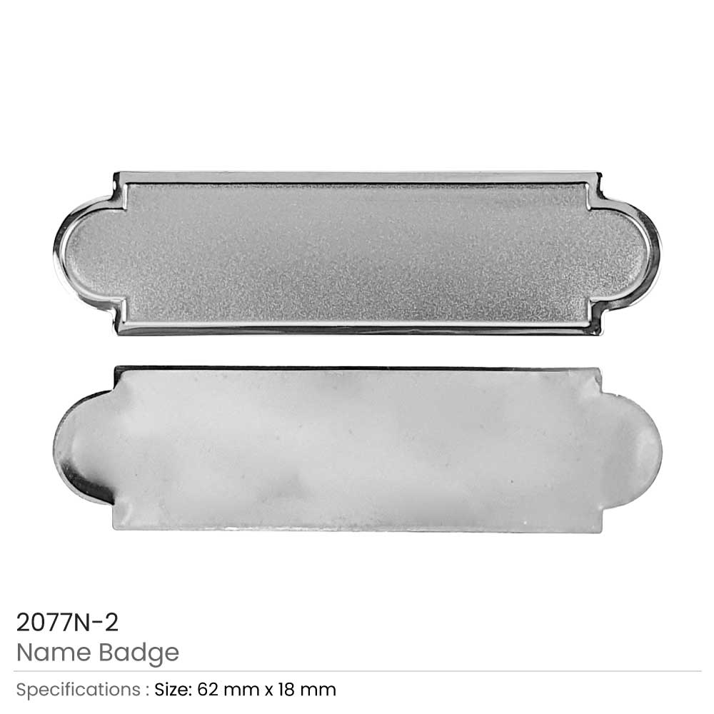 Metal Name Badges in Gold and Silver Colors - Image 5
