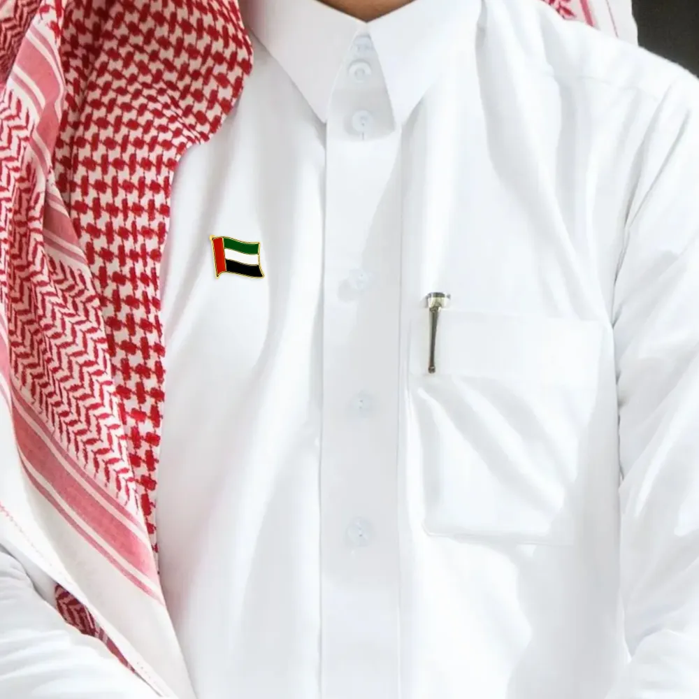 UAE Flag Design Badges with Magnet Attachment - Image 2