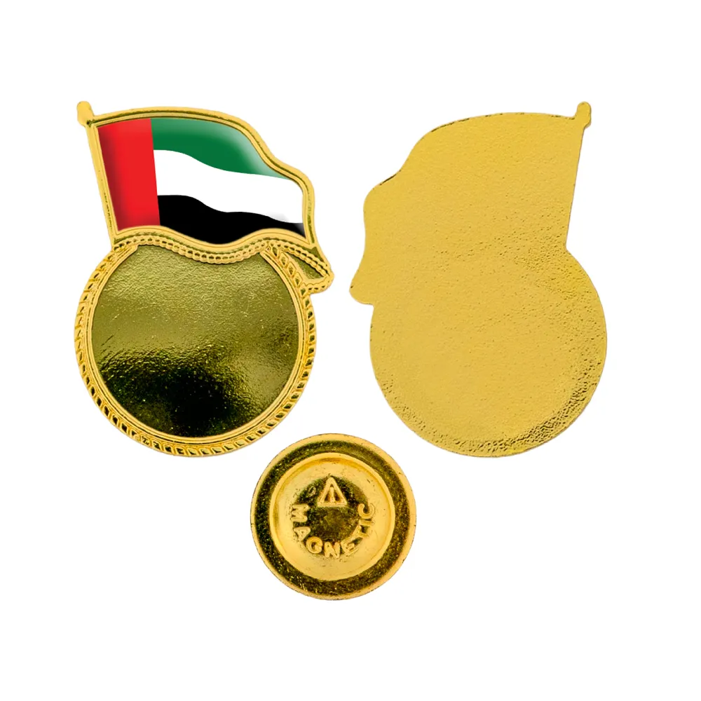 UAE Flag Design Badges with Magnet Attachment - Image 6