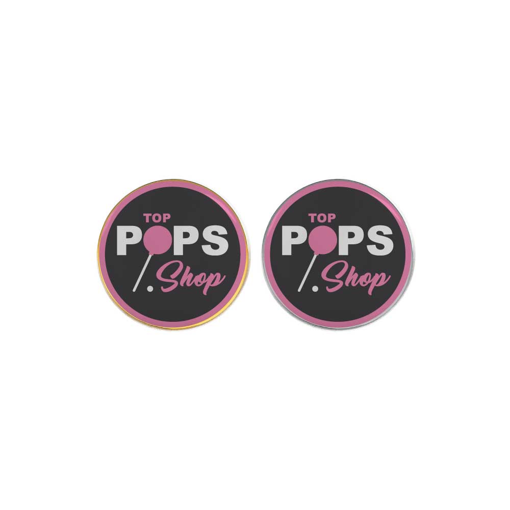 Round Flat Metal Badges 15mm - Image 2